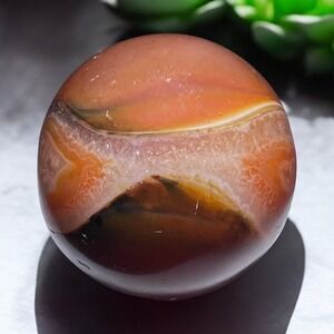 Carnelian Crystal Marble (#14)